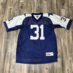 Vtg Reebok Dallas Cowboys Roy Williams #31 Men's 2XL Blue NFL Jersey
